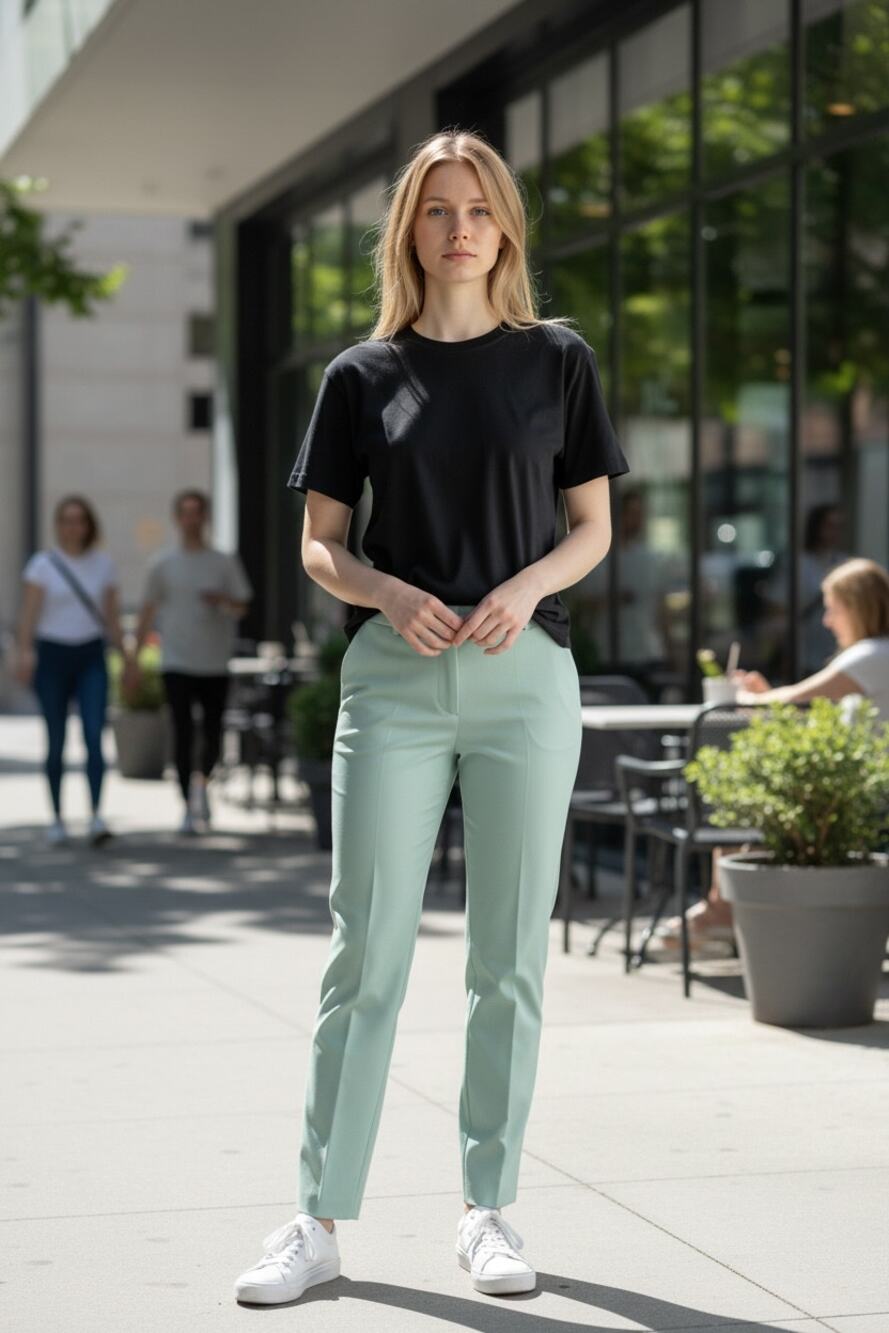 ANN TAYLOR Pants Size 6 NEW $109 Mint Green Slim Fit Slacks Workwear